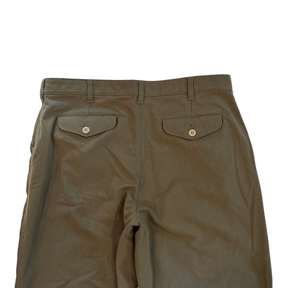 LL Bean Hunting Field Pants Mens Sz 36x28 Green Upland Briar Bush Guard Outdoor - Picture 3 of 9